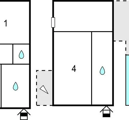 Four-bedroom In Zedno Дом отдыха Трогир